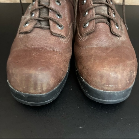 Wolverine Brown Leather Slip Resistant Mens Waterproof Work Boots‎ 13 EW *READ* - Picture 7 of 11